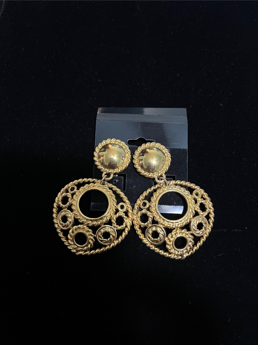 Goldtone Clip-on Earrings